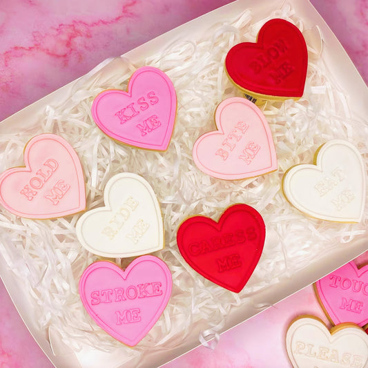 Conversation Hearts | Valentine's Day Cookies