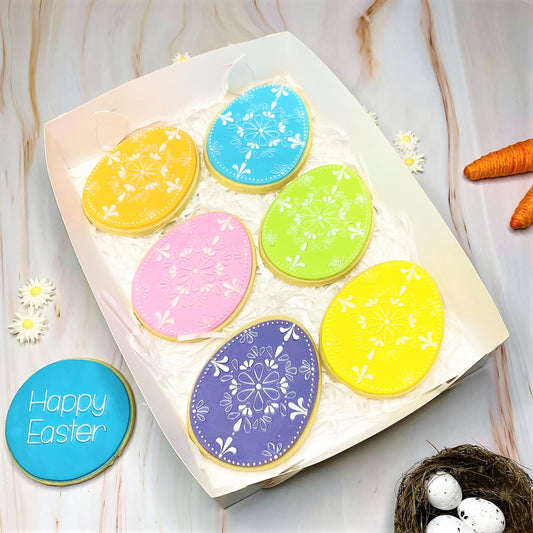 Elegant Easter Egg Box | Easter Cookies