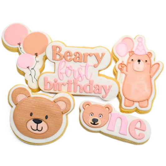 Beary First Birthday | First Birthday Cookies