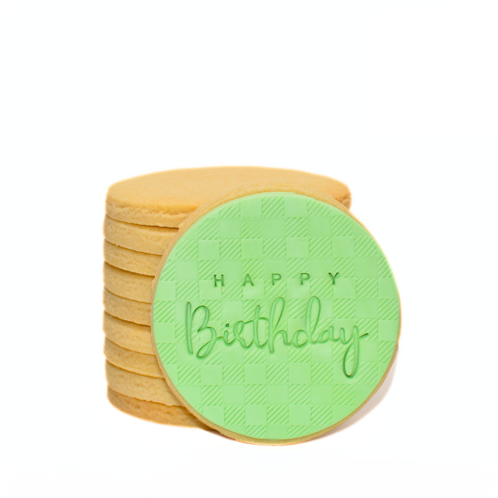 Happy Birthday Impression Cookies | Birthday Cookies