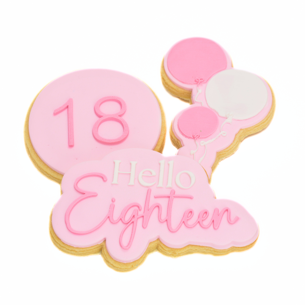 Hello Eighteen | Birthday Cookies