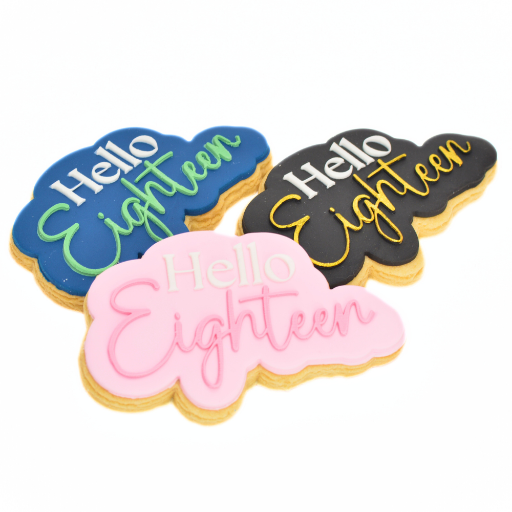 Hello Eighteen | Birthday Cookies