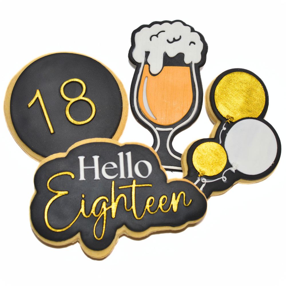 Hello Eighteen | Birthday Cookies