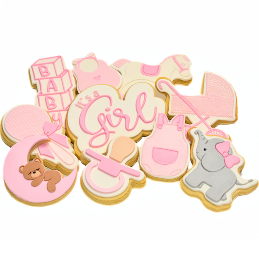 It's a Girl! | Baby Shower Cookies