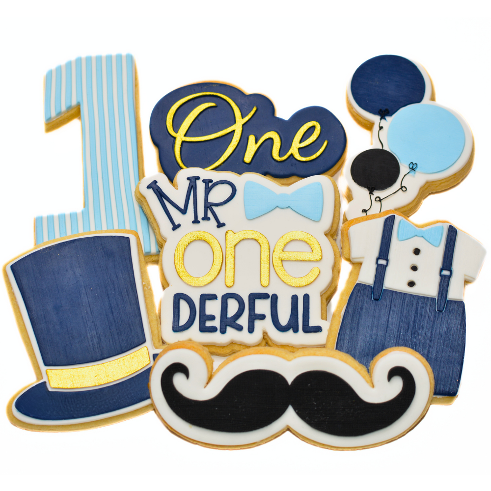 Mr Onederful | First Birthday Cookies