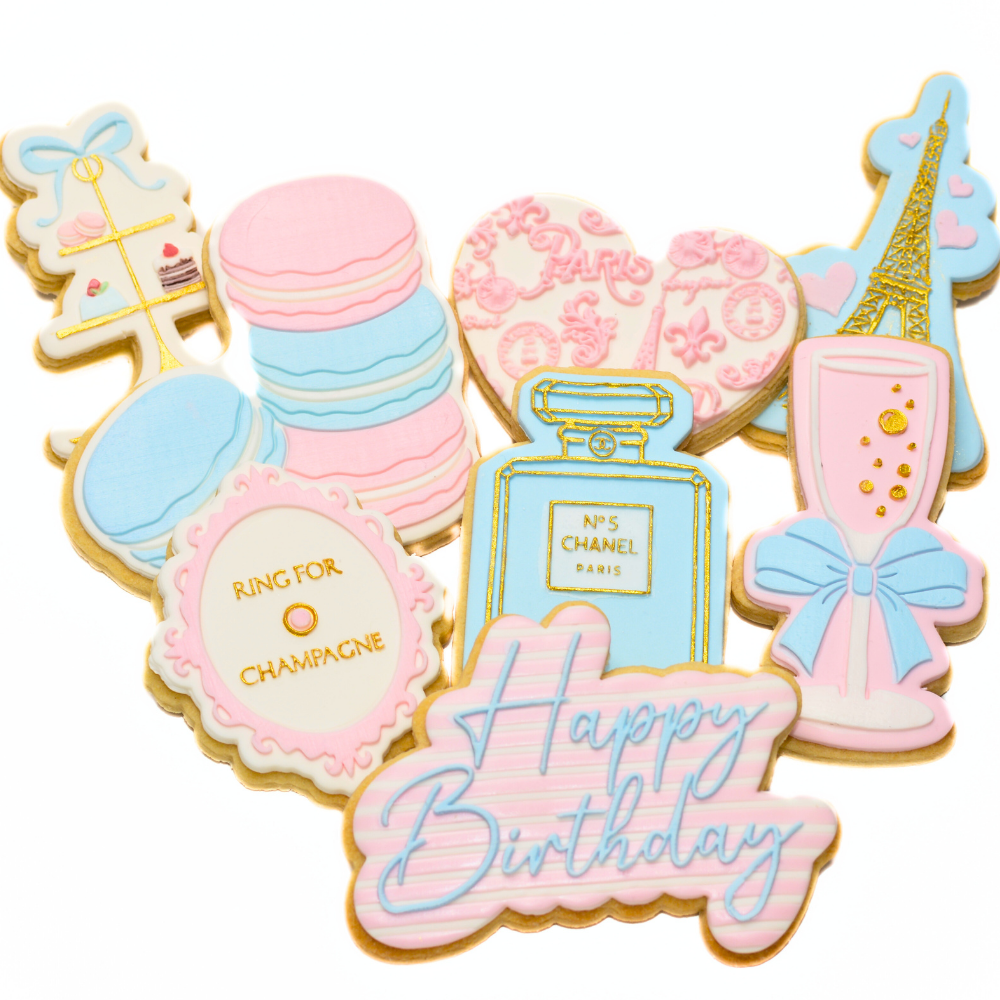 Parisian Soirée | Birthday Cookies