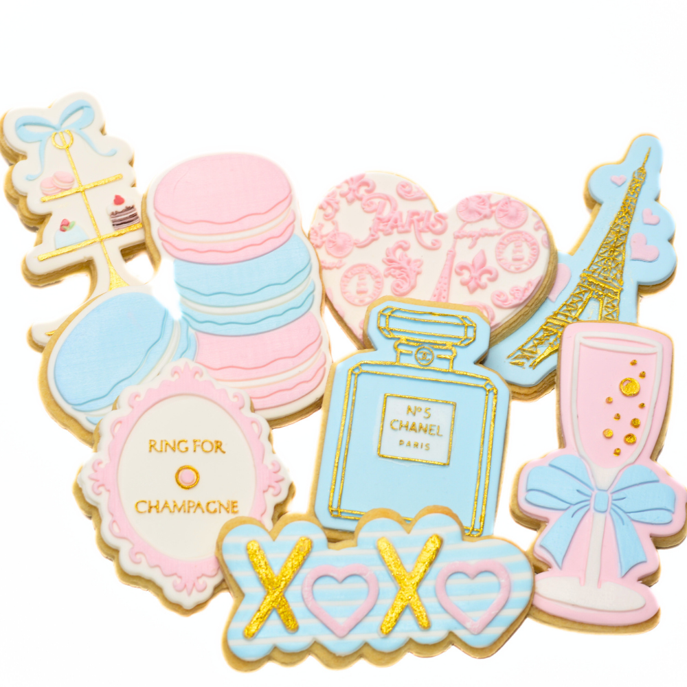 Paris Romance | Bridal Shower Cookies