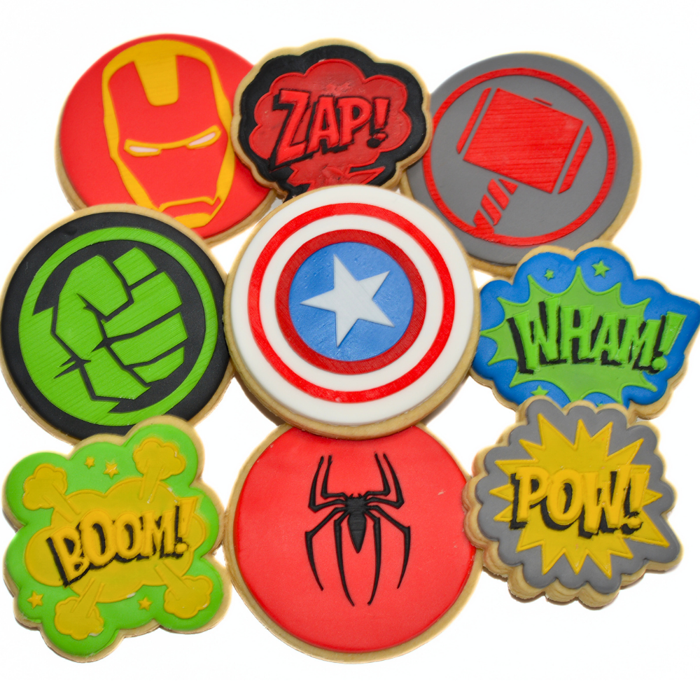 Superheroes | Kids Birthday Cookies