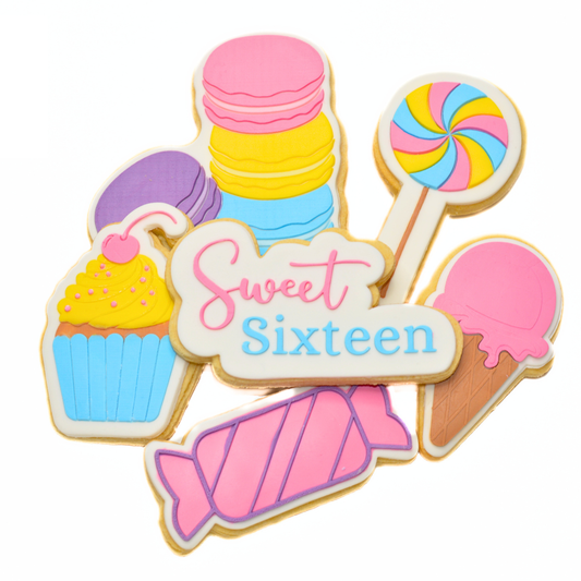 Sweet Sixteen | Birthday Cookies