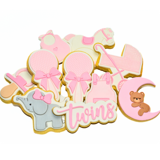 Twins | Baby Shower Cookies