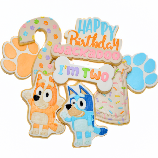 Wackadoo I'm Two | Second Birthday Cookies